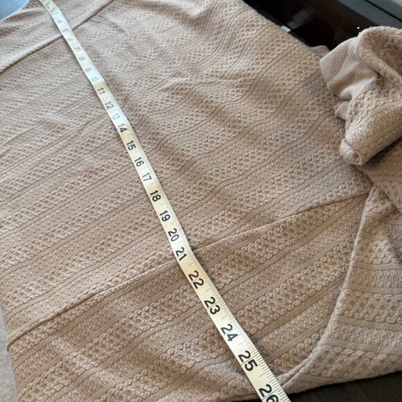 Embrace Life Athleisure Women's Long Sleeve Sweater, Tan, XL - Picture 6 of 7